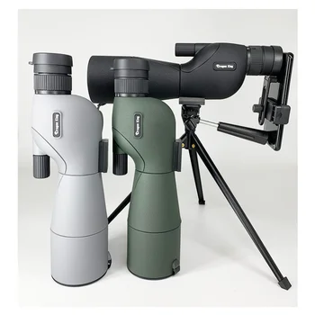 25-75 x ED Zoom Monocular luneta Potente Telescópio Prisma Impermeável Tripé para Camping, observação de Aves de Tiro