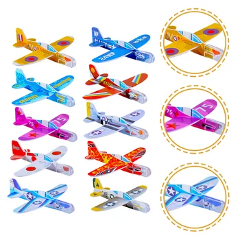 25Pcs Mão de Arremesso de Vôo do Avião Planador de Aviões de Esportes ao ar livre Modelo de brincar de Meninos Meninas rapazes raparigas