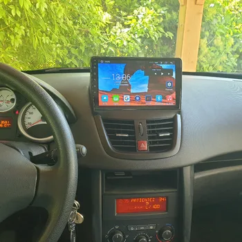 Android 13 6+128GB Para Peugeot 207 2006 2007 2008 - 2015 IPS Tela HD Radio do Carro Player Multimídia GPS de Navegação de Áudio e Vídeo