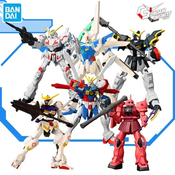 Bandai Gundam MS Zaku Vermelho Verde Infinito Montagem de Colecionáveis Figuras de Ação Brinquedos para o Presente