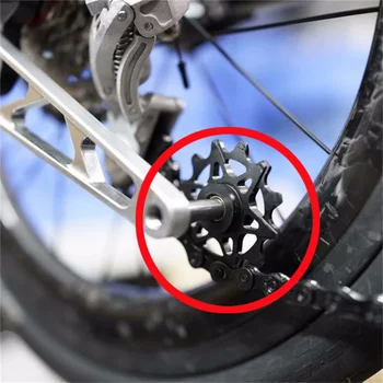 Bicicleta dobrável tensor da corrente de roda guia 10T para brompton C linha Pline shift