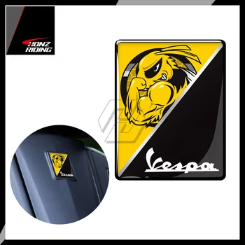 Para PIAGGIO VESPA GTS GTV LX / LXV 125 250 300 Ie 3D Super Moto Dianteiro Emblema de Sobreposição de Mio Adesivo