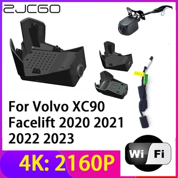 ZJCGO 4K 2160P Traço Cam Carro DVR Gravador de Câmera do Wifi Visão Noturna para a Volvo XC90 Facelift 2020 2021 2022 2023